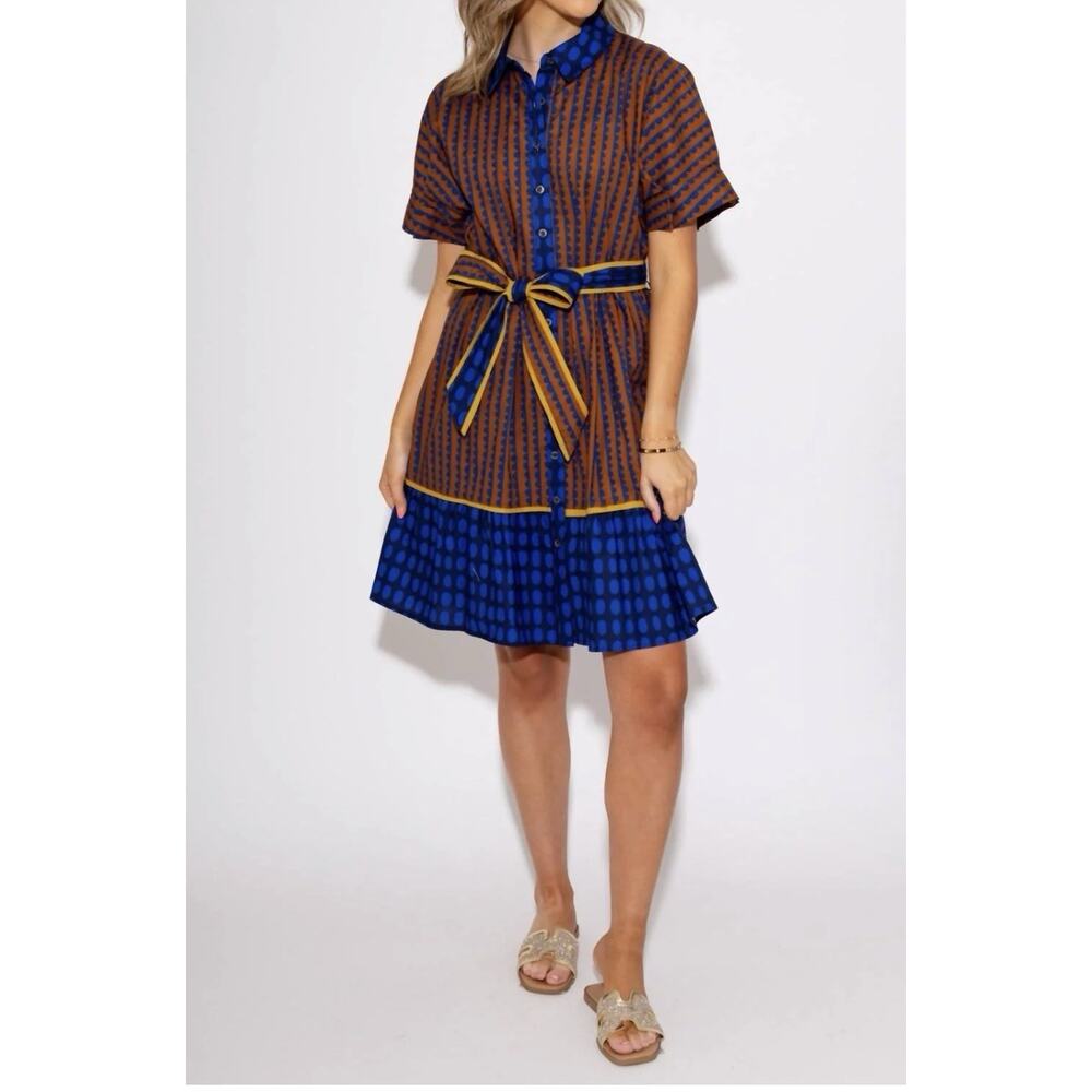 NWT Ivy Jane Uncle Frank Ginger Snap Dress Multi Size Small - Picture 7 of 7